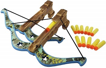 Adventure Awaits!! - 2-Pack Handmade Wood Toy Crossbow Set